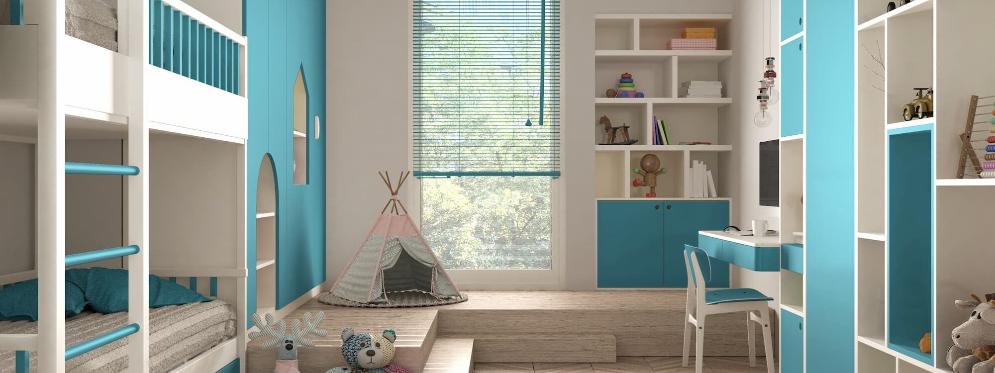 DRESSING SUR MESURE CHAMBRE ENFANT 2000X750 | Menuiserie amouroux Comment planifier un dressing sur mesure pour une chambre d’enfant ? Audincourt